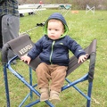 JB in the boat slings